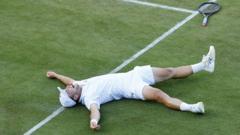 Fery's Gritty Wimbledon Triumph: British Wildcard Battles Through Injury to Upset Bergs