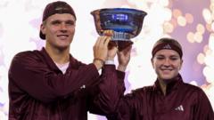 From Brink of Defeat to Glory: Mensik and Muchova Capture Mixed Doubles Crown at Flushing Meadows