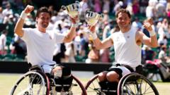 Hewett and Reid claim another Wimbledon wheelchair doubles crown