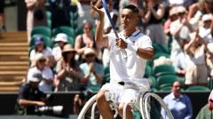 Oda's Dominant Display Ends Hewett's Wimbledon Dream in Wheelchair Championship
