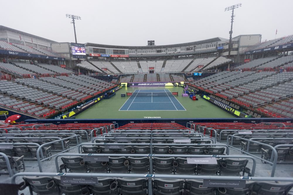 Montreal capitale del caos meteorologico: il torneo ATP ancora sotto assedio della pioggia, Bellucci rimandato
