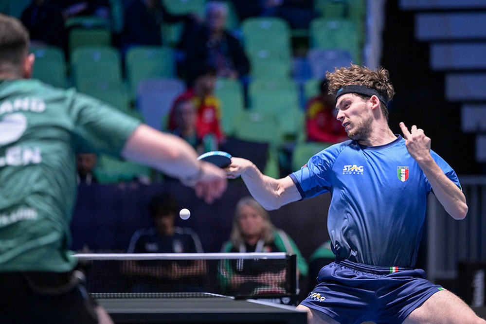 Lubiana, l'Italia del tennistavolo tra luci e ombre: Mutti e Oyebode avanzano, crolla la spedizione dei doppi